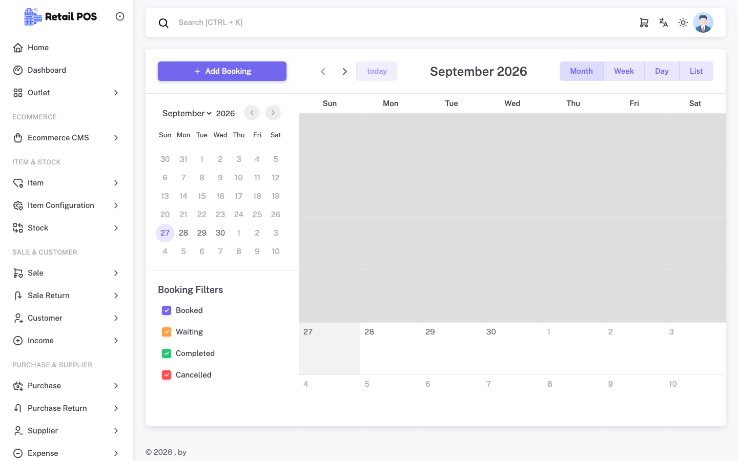 Booking Management